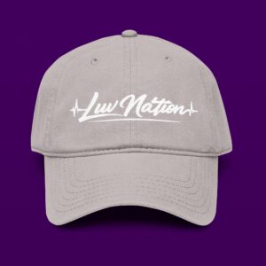 Luv Nation Garment Washed Baseball Cap