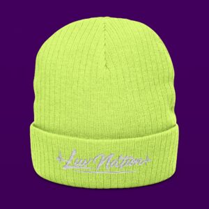 Luv Nation Ribbed Knit Beanie
