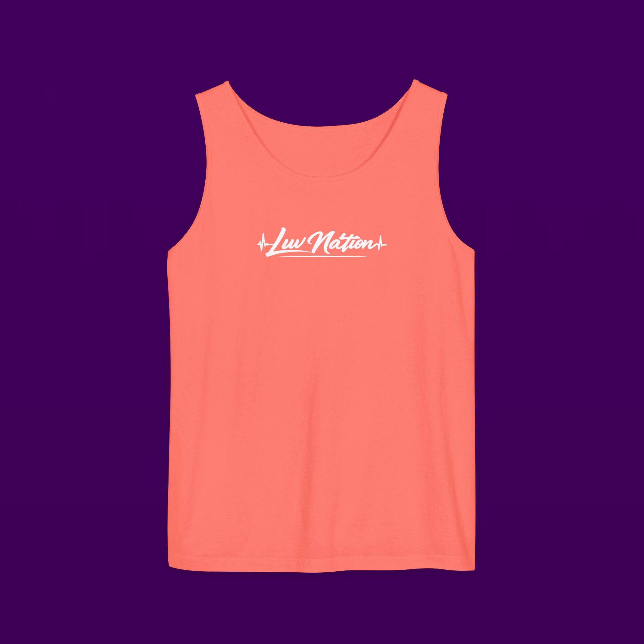 Luv Nation Garment-Dyed Tank Top